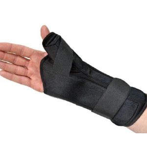 comfort wrist and thumb brace black